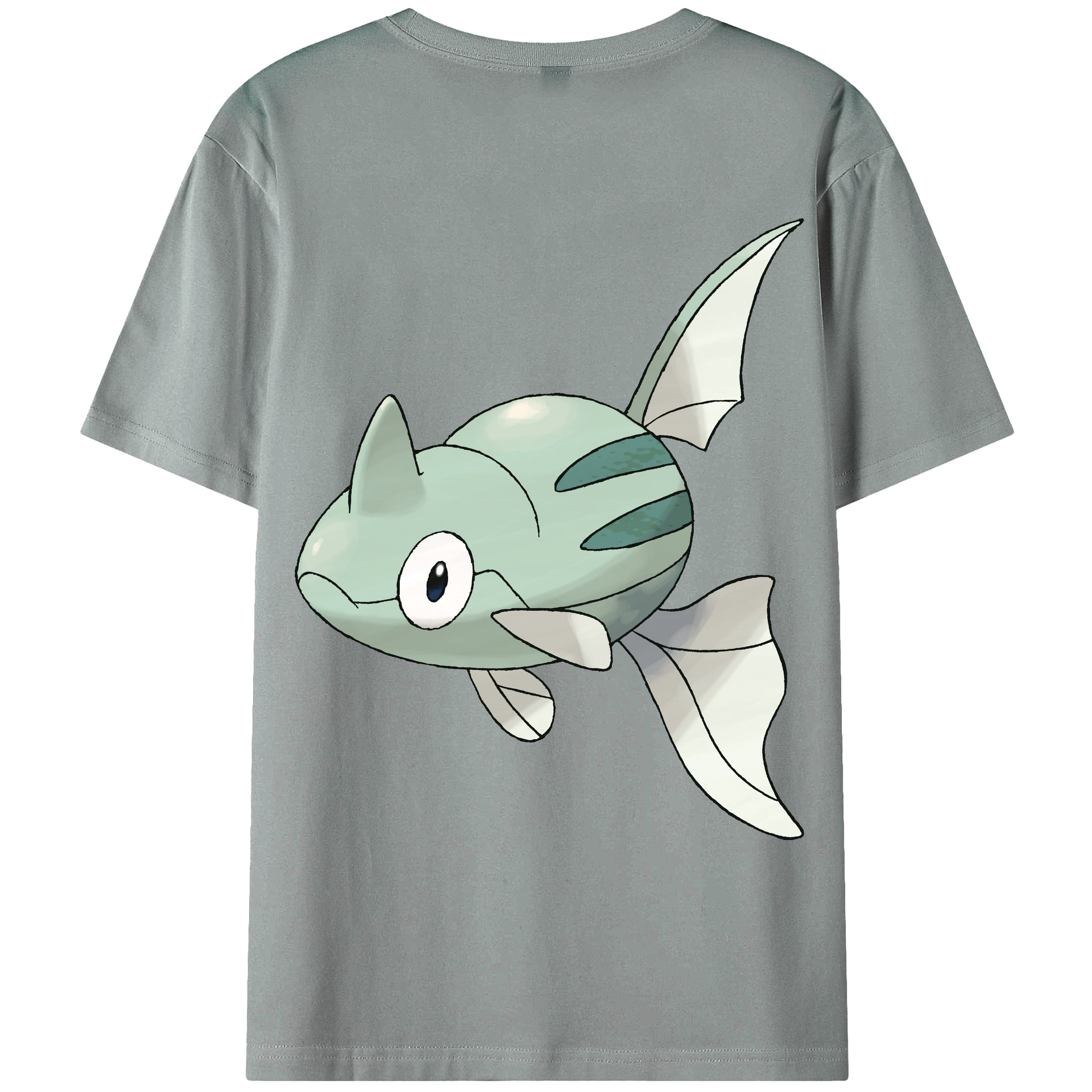 （画像用） ポケットモンスター Pokémon 綿100％ メンズ半袖Tシャツ（バックプリント） 通気性